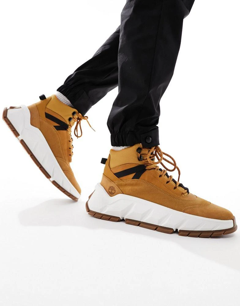Timberland Timberland turbo hiker boots in wheat nubuck leather 4