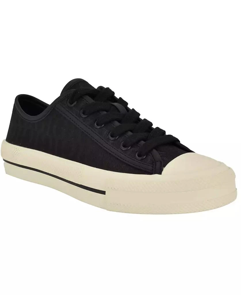 GUESS Women's Carey Jacquard Logo Low-Top Lace-Up Sneakers 1