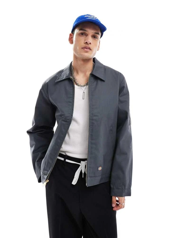 DICKIES Dickies lined eisenhower jacket in dark grey 1