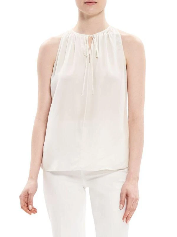 Theory Airy Solid Sleeveless Top 1