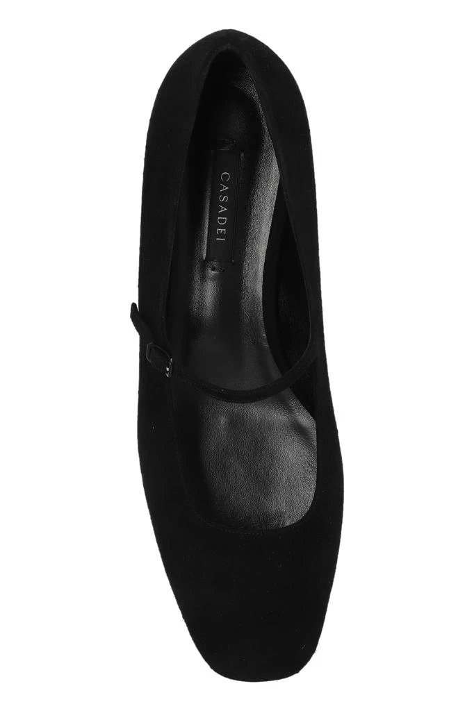 CASADEI Leather shoes `Camoscio` 6