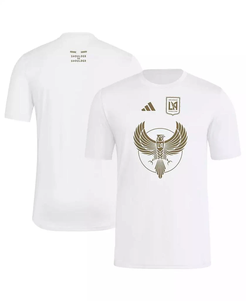 Adidas Men's White LAFC 2025 Jersey Hook AEROREADY T-Shirt 1