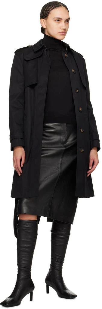 Mackage Black Winn Trench Coat 4