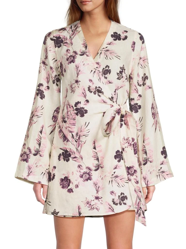 Floral 100% Linen Wrap Minidress On Sale Now with Up to 33% Off | Discover Exclusive Deals & Savings at BeyondStyle Authentic Saks Fifth Avenue dresses|wrap|Women's|women's|women's apparel with Limited-Time Discounts, Floral 100% Linen Wrap Minidress On Sale Now with Up to 33% Off | Discover Exclusive Deals & Savings at BeyondStyle Authentic Saks Fifth Avenue dresses|wrap|Women's|women's|women's apparel with Limited-Time Discounts,
