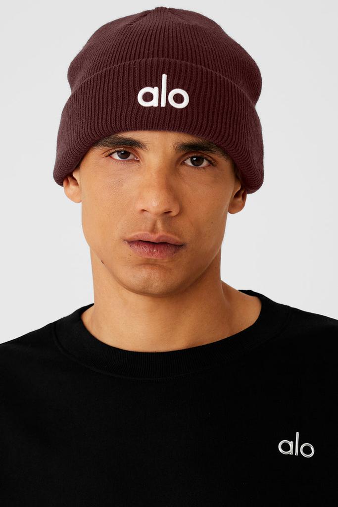 Alo Notable Beanie - Cherry Cola - Hats - Free Shipping - BeyondStyle