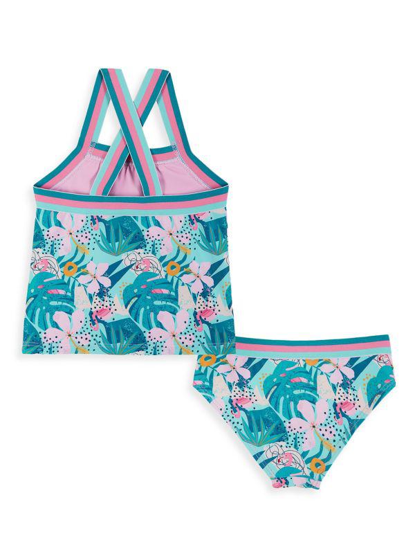 Andy & Evan Little Girl's 2-Piece Floral Tank Top Swimsuit