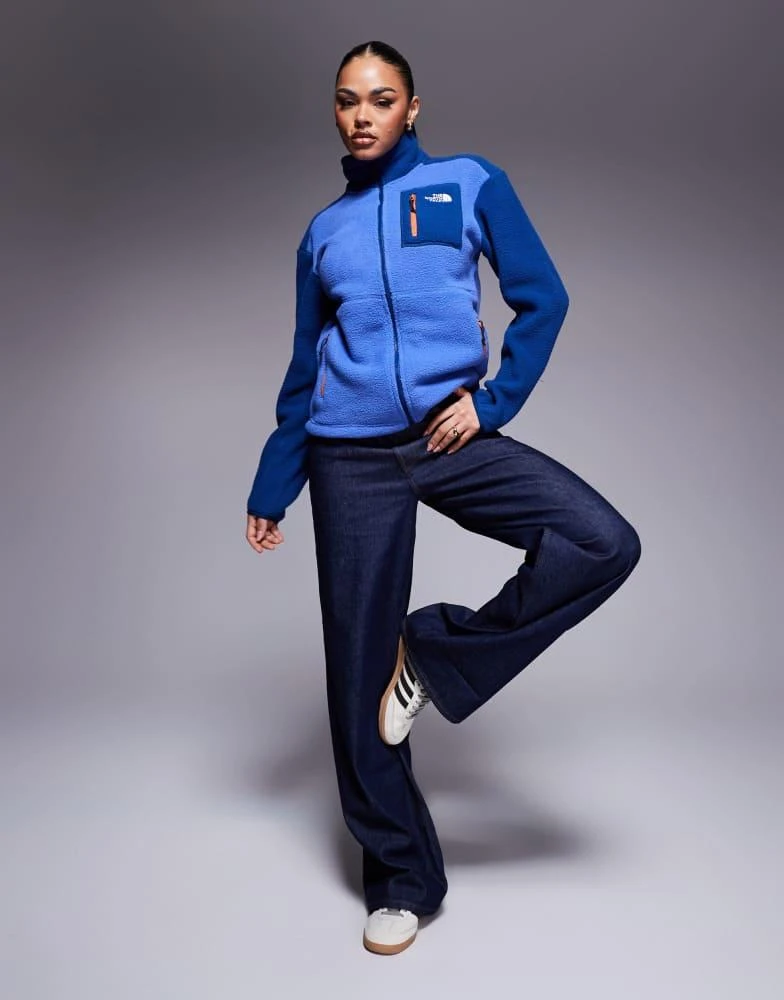 The North Face The North Face Yumiori full zip fleece in blue 2