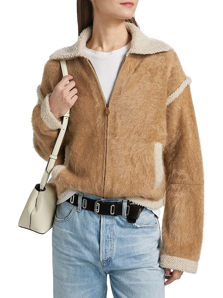 Guest in Residence Grizzly Cashmere ​Bomber Jacket 3