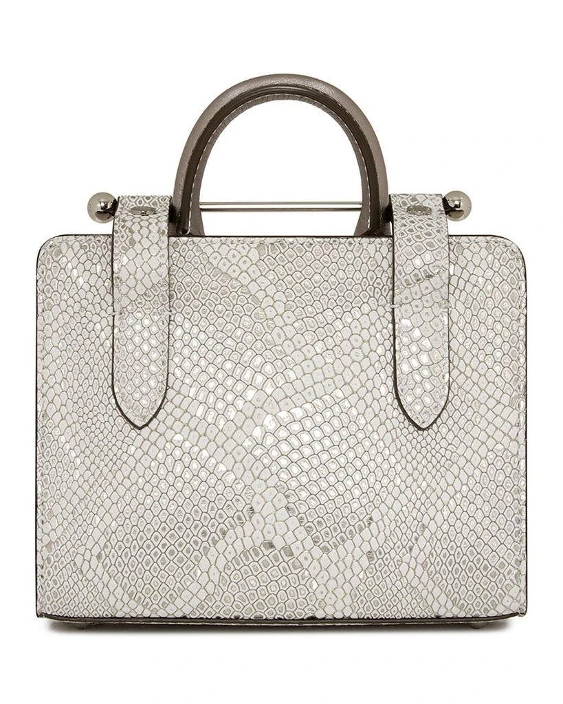 Strathberry Nano Metallic Leather Tote 1