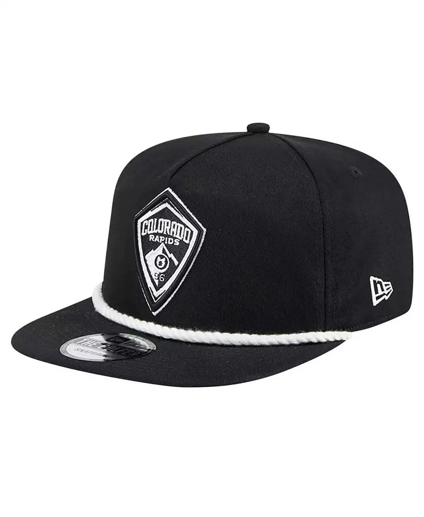 New Era Men's Black Colorado Rapids 2024 Kick Off Collection Golfer Snapback Hat 2