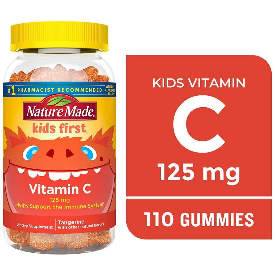 Nature Made Kids First Vitamin C Gummies Tangerine 8