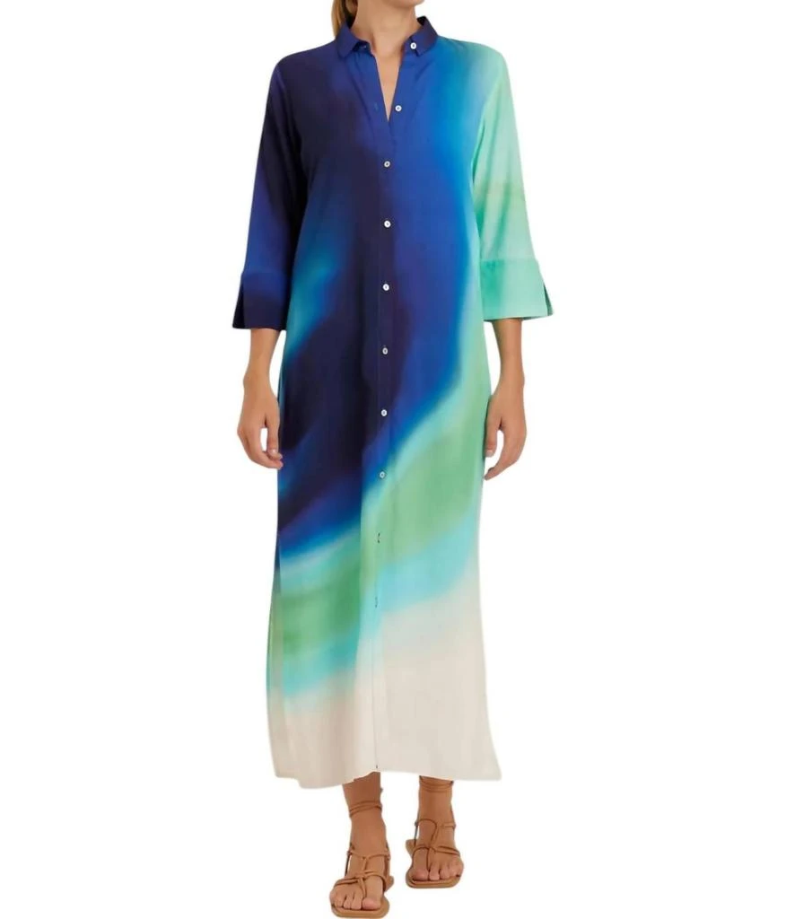 LENNY NIEMEYER Button Down Dress In Agate 1