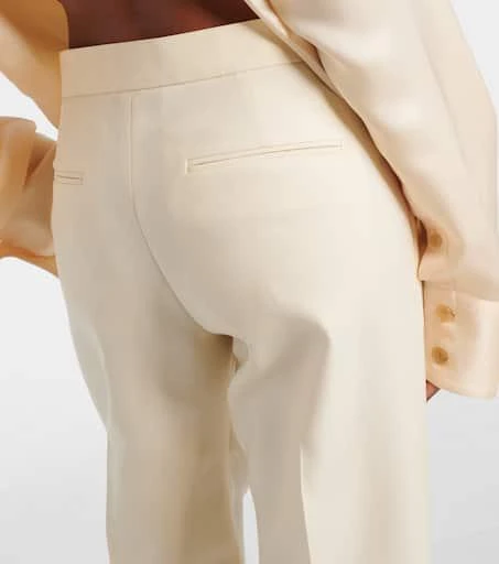 Khaite Callen wool and silk straight pants 5