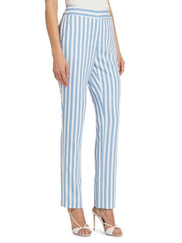 Toccin Eden Striped Cigarette Pants 3