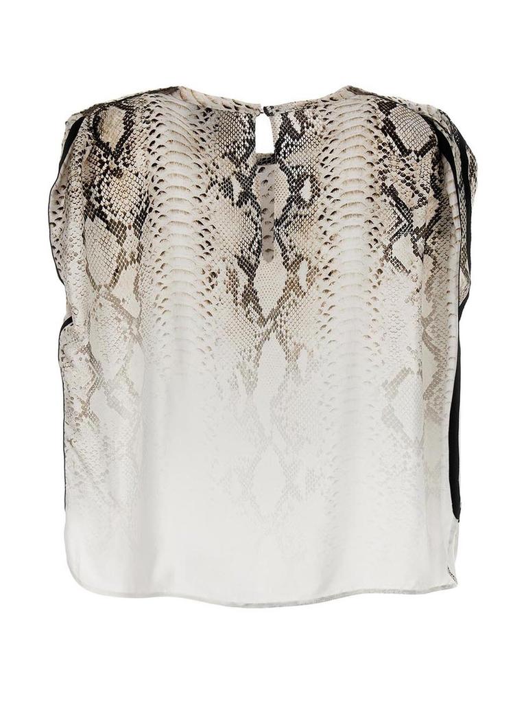 Nude Nude Snake Print Bloshirt
