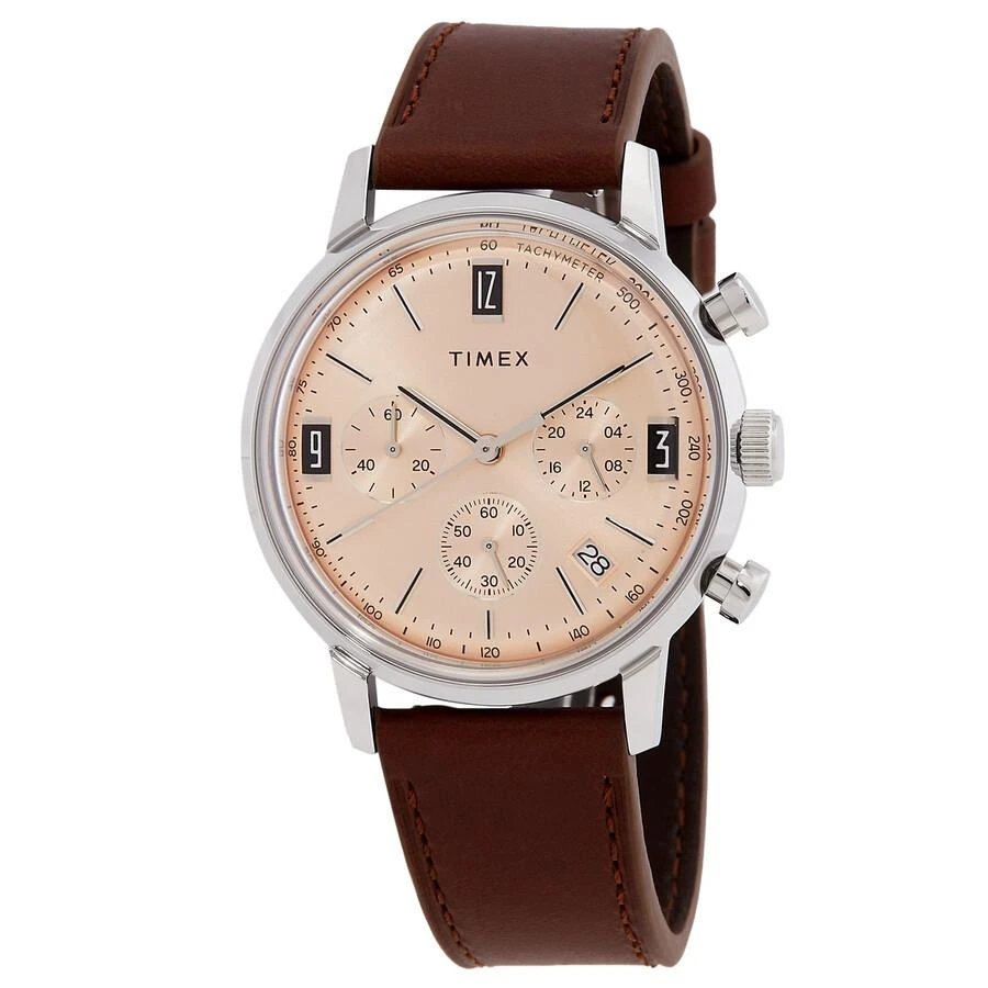 Marlin Chronograph Quartz Rose Gold Dial Men's Watch TW2W51400