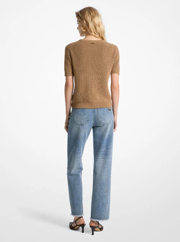 Michael Kors Wool Short-Sleeve Sweater 2