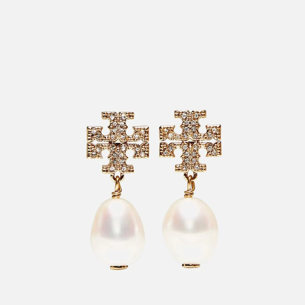 Tory Burch Tory Burch Kira 18K Gold-Plated Pearl Earrings 1
