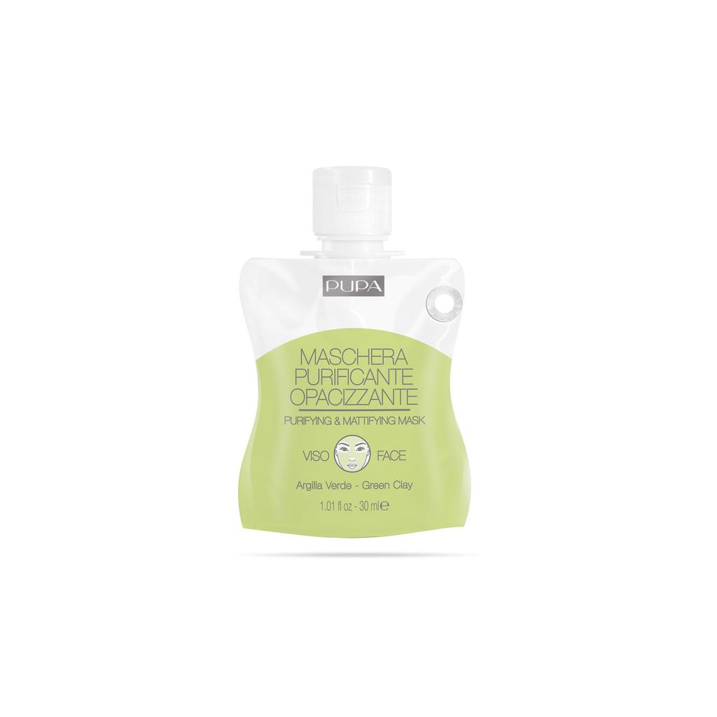 PUPA Milano Purifying and Mattifying Face Mask - Green Clay by  for Unisex - 1 oz Mask