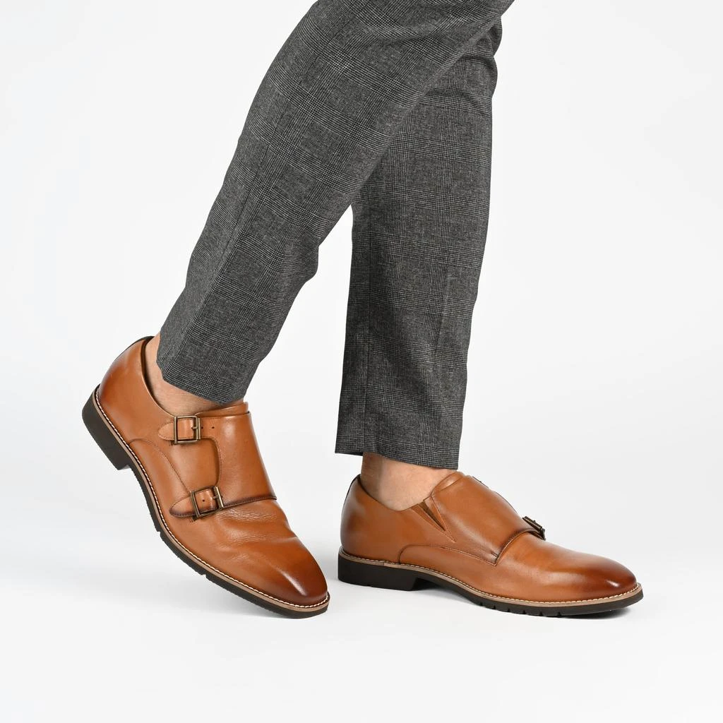Thomas & Vine Artemis Chisel Toe Double Monk Strap 6