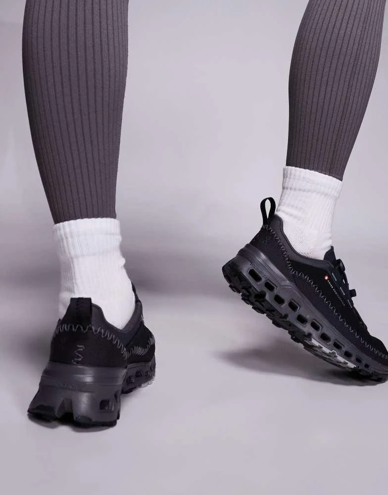 ON RUNNING ON Cloudaway 2 trail running trainers in all black 3