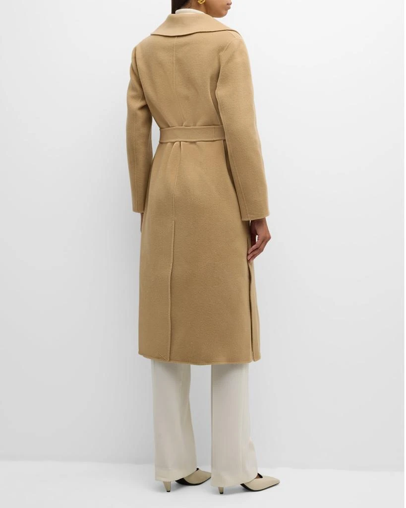 Weekend Max Mara Manu Belted Wool Trench Coat 6