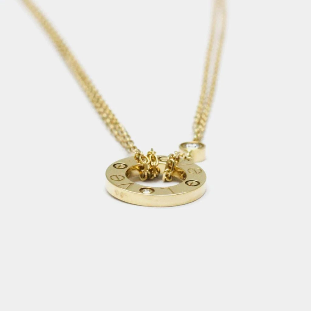 Cartier Cartier 18K Yellow gold 2 Diamond LOVE Necklace 6