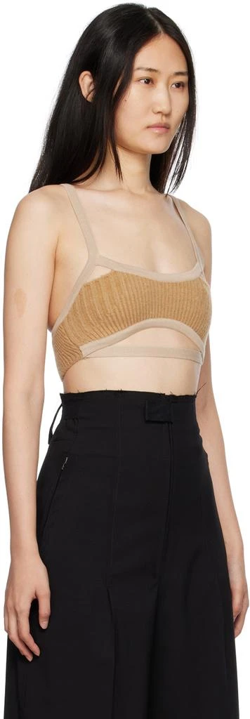 Jacquemus Tan Le Papier 'Le Bandeau Bellinu' Bra 2
