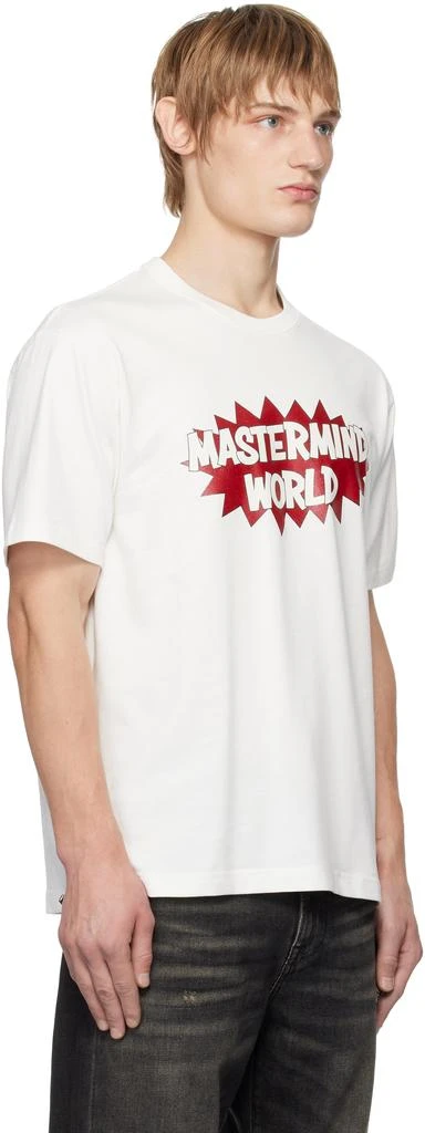 mastermind WORLD White MW Glitter T-shirt 2