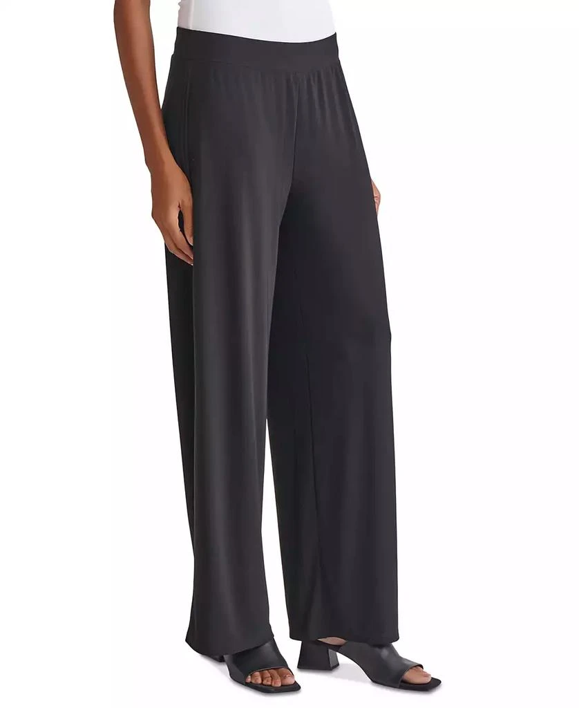 Kasper Women's Mid-Rise Wide-Leg Pull-On Pants 4