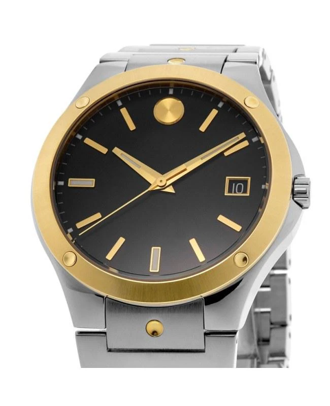 Movado Movado SE Black Dial Steel Unisex Watch 0607596 2