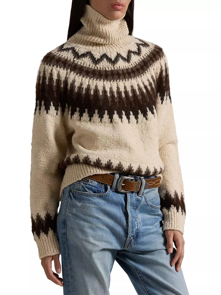 Ralph Lauren Fair Isle-Inspired Wool-Blend Turtleneck Sweater 3