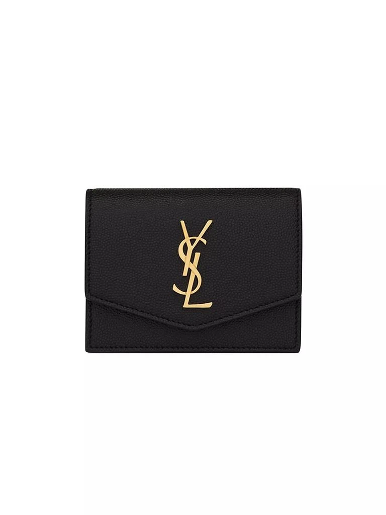 Yves Saint Laurent Uptown Business-Card Case in Leather 1