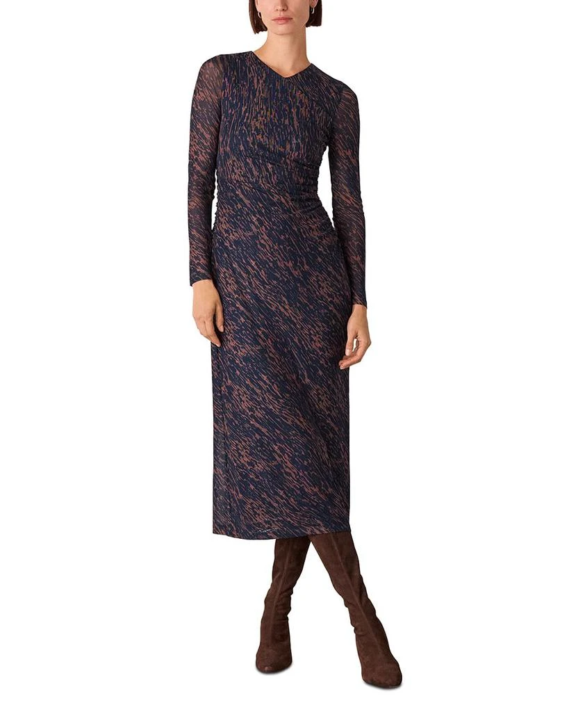 green emerald velvet dress Whistles