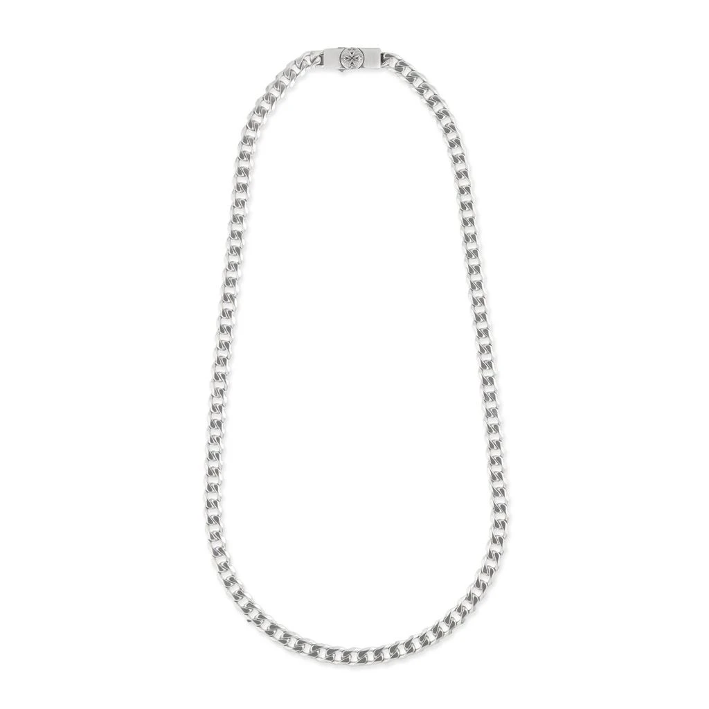 Emanuele Bicocchi Emanuele Bicocchi Logo Engraved Edge Chain Necklace 1