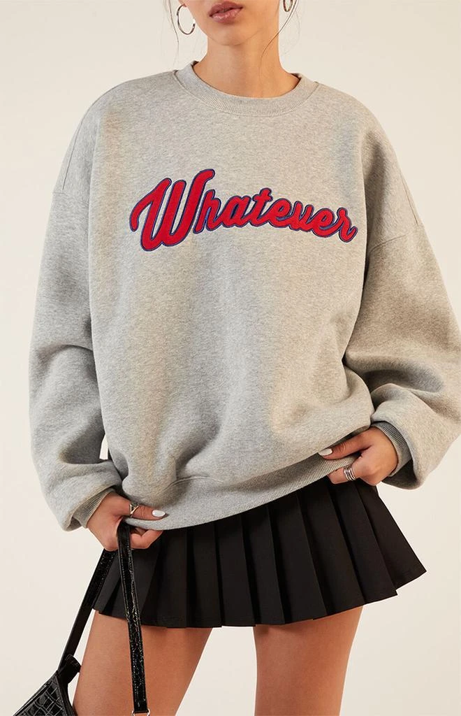 PacSun Whatever Crew Neck Sweatshirt 2