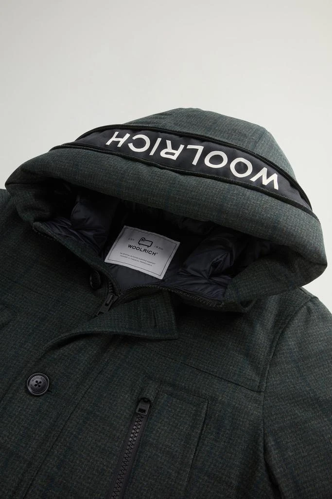 Woolrich Arctic Parka in Recycled Italian Wool-Blend Fabric - Men - Green 7