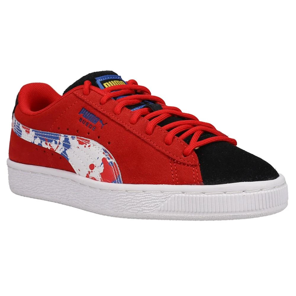 Puma Suede Splash Lace Up Sneakers (Big Kid) 2