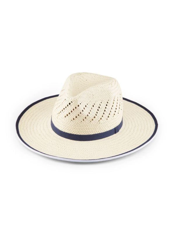 Bruno Magli Straw Fedora Hat 1