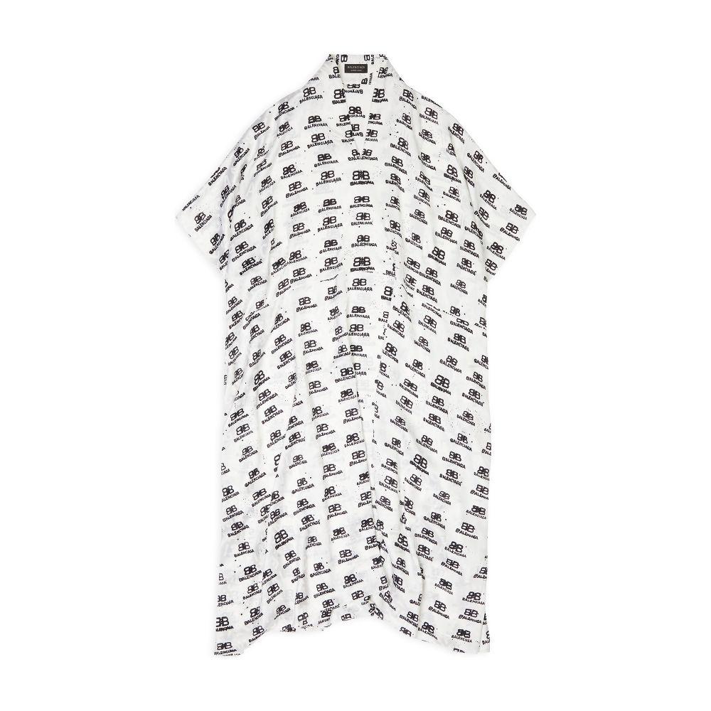 価格は安く BB Drawn Hand Balenciaga Icon 2 black Dress Oversized ワンピース