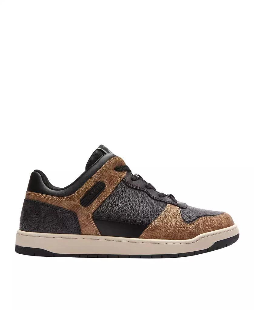 Coach Men's C201 Mixed Signature Lace Up Sneaker 3