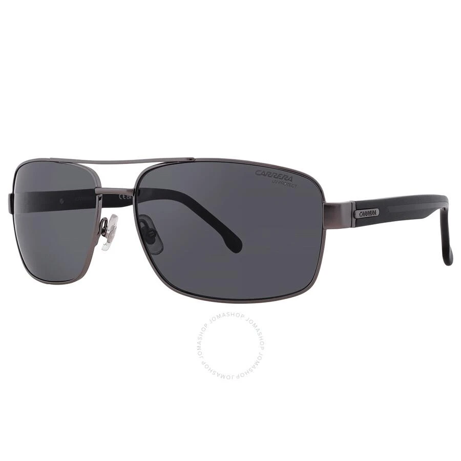 Carrera Grey Rectangular Men's Sunglasses CARRERA 8063/S 0KJ1/IR 61 2