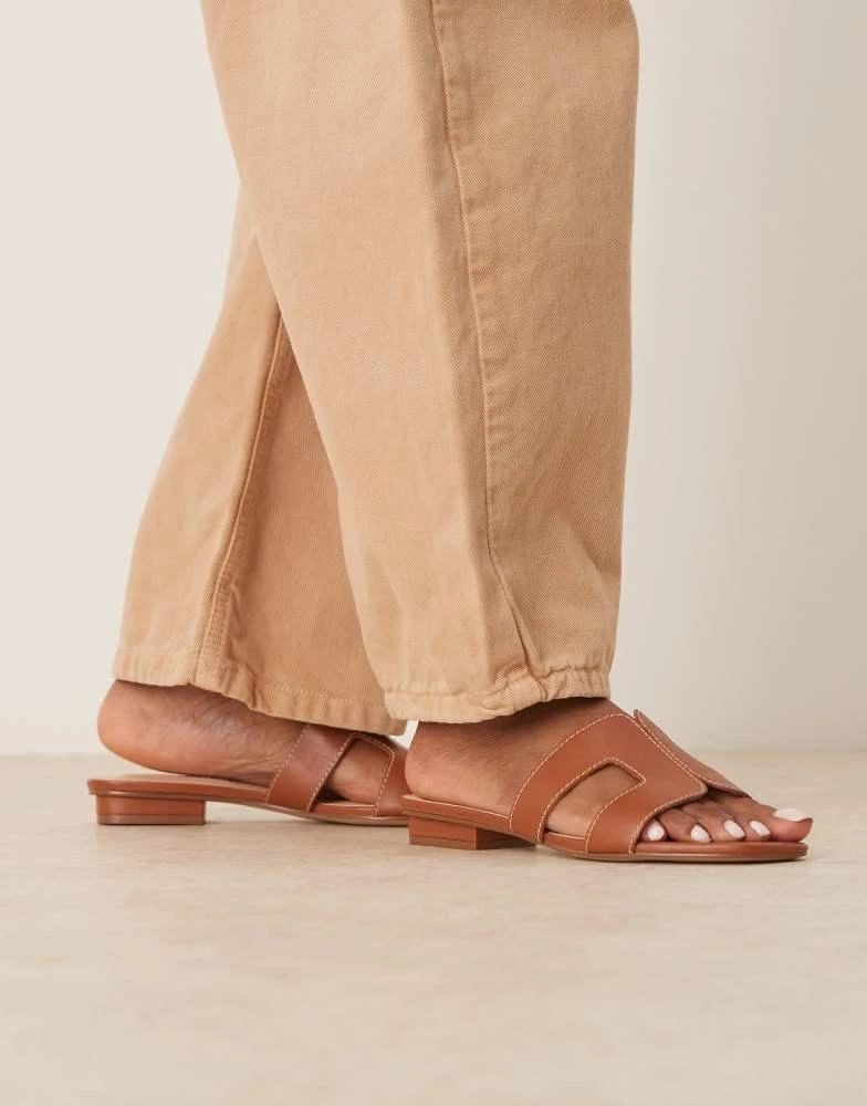 DUNE London Dune London Loupe sandals in tan 3