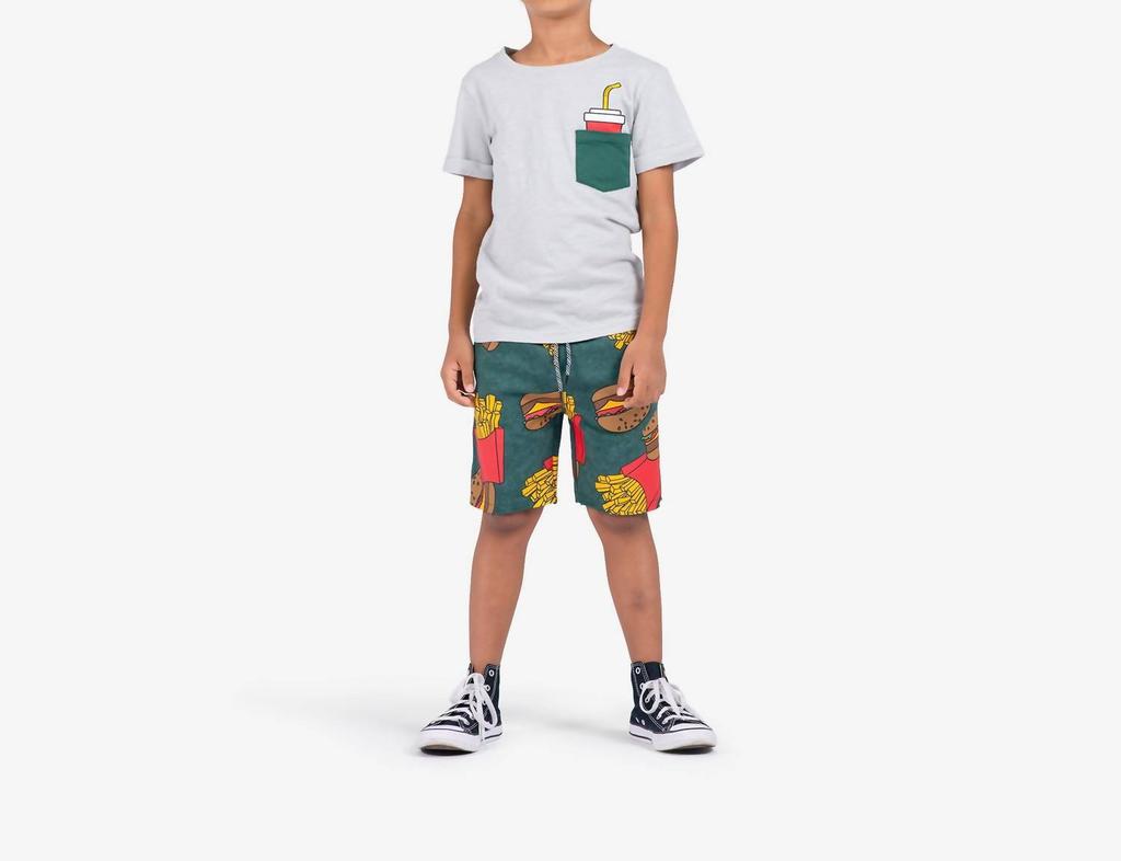 Appaman Camp Shorts In Burgers & Fries