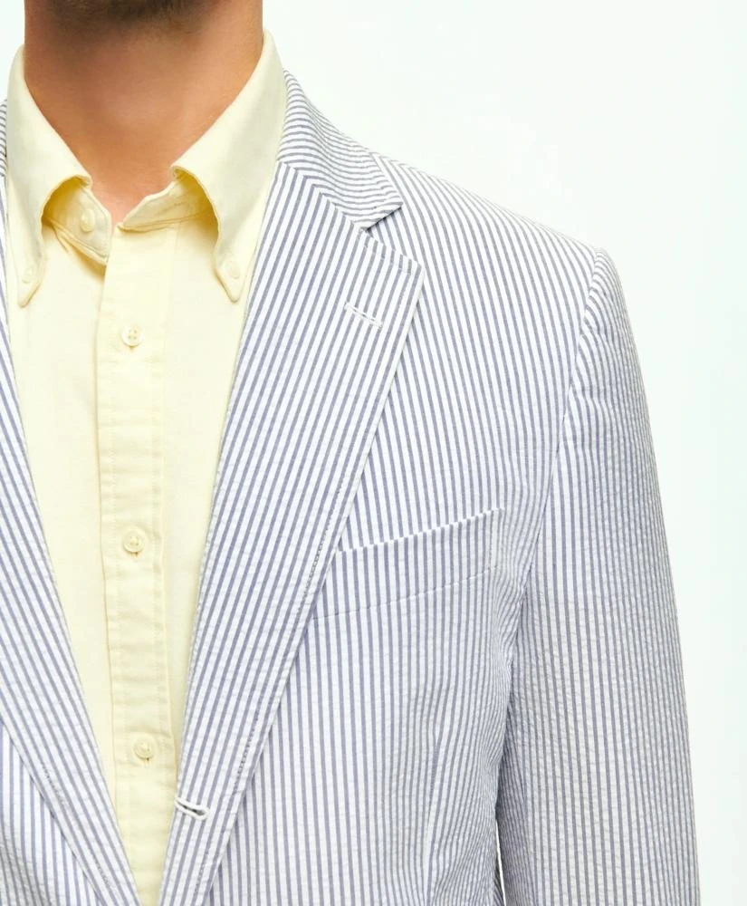 Brooks Brothers Classic Fit Archive-Inspired Seersucker Sport Coat in Cotton 2