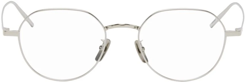 Givenchy Silver Round Glasses 1