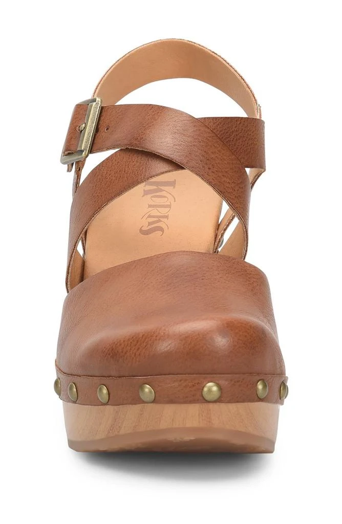 KORKS Abloom Strappy Clog Platform Slingback Pump 2