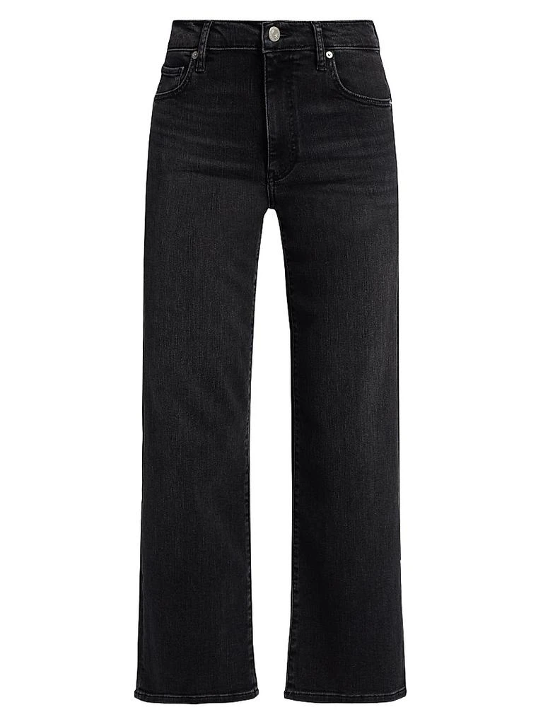 FRAME The Mellow Mid-Rise Crop Straight-Leg Jeans 1