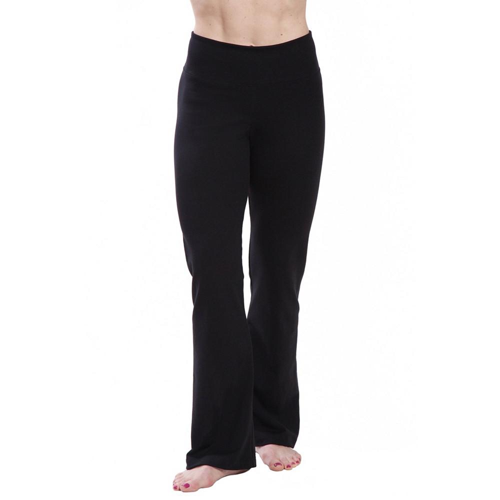 American Fitness Couture Women's High Waist Comfortable Bootleg Yoga Pants