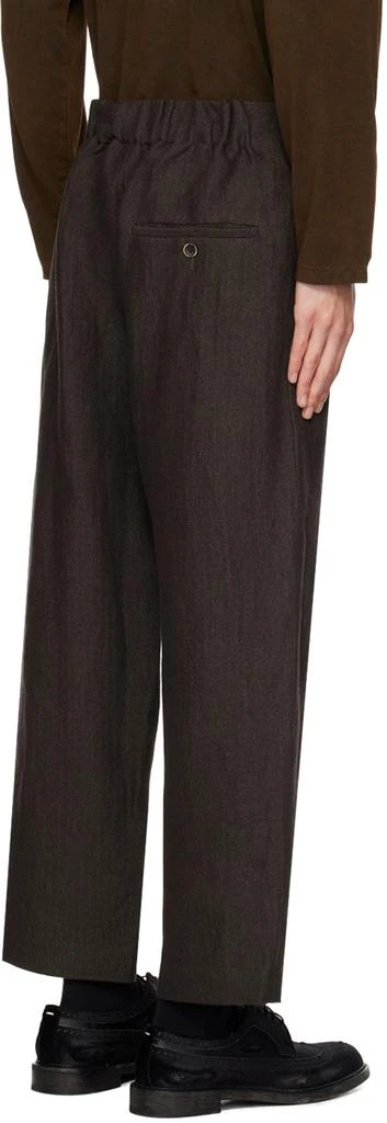 UMA WANG Brown Paxton Trousers 3